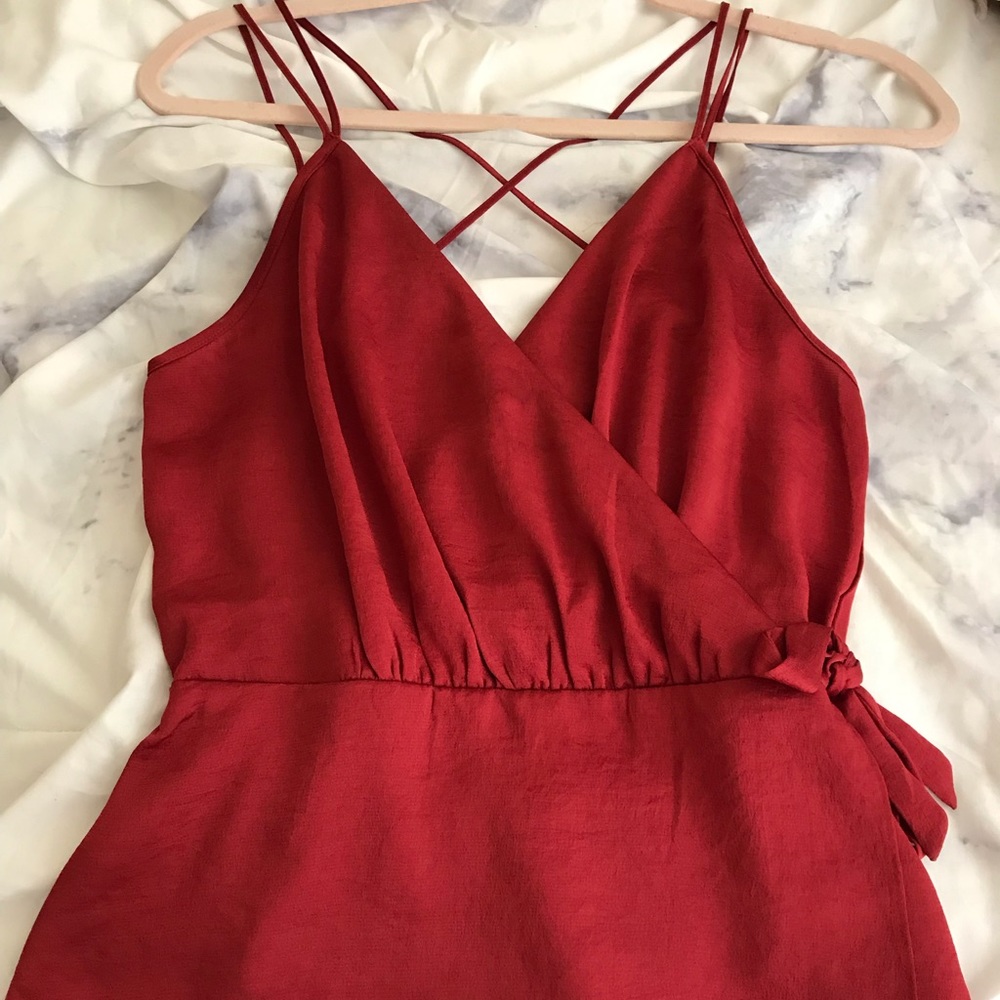 Express Red Strappy Tank top